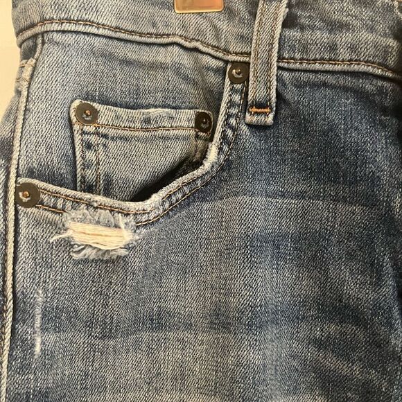 rag & bone Dre Low Rise Ripped-Hem Jeans - Picture 6 of 10